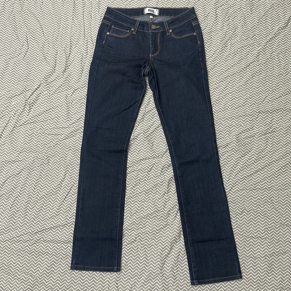 Paige peg straight denim jeans